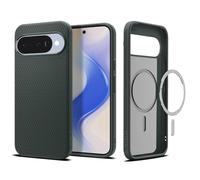 Spigen Liquid Air MagFit Coque pour Google Pixel 10 et Pixel 10 Pro Compatible avec Pixelsnap et MagSafe [Souple] - Vert