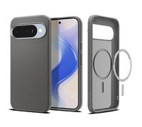 Spigen Liquid Air MagFit Coque pour Google Pixel 10 et Pixel 10 Pro Compatible avec Pixelsnap et MagSafe [Souple] - Gris