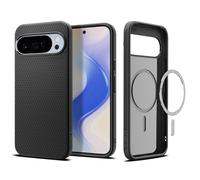 Spigen Liquid Air MagFit Coque pour Google Pixel 10 Pro XL Compatible avec Pixelsnap et MagSafe [Souple] - Noir Mat
