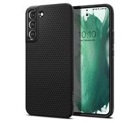 Spigen Liquid Air, matte black - Samsung Galaxy S22