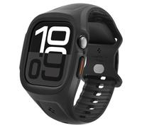 Spigen Liquid Air Pro Coque avec Bracelet Compatible avec Apple Watch 10 46mm (2024) - Noir Mat