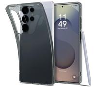 Spigen Liquid Crystal Coque pour Samsung S25 Ultra - Cristal Sidéral | Pas de bulles d'air grâce à la technologie à micro-points, Air Cushion Tech, anti-jaunissement