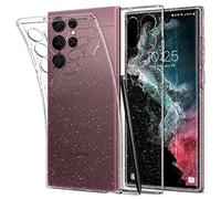 Spigen Liquid Crystal Glitter Coque Compatible avec Samsung Galaxy S22 Ultra 5G - Crystal Quartz