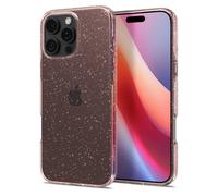 Spigen Coque à paillettes en cristal liquide conçue pour iPhone 16 Pro (2024) [protection de qualité militaire] - Quartz rose