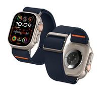 Spigen Lite Fit Bracelet en Nylon Compatible avec avec Apple Watch Ultra 3/2/1 49mm, Series 11/10 46mm, Series 9/8/7 45mm, 44mm - Marin