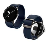 Spigen Lite Fit Bracelet en Nylon Compatible avec Google Pixel Watch 4/3/2/1 41mm (2025/2024/2023/2022) - Bleu Marine