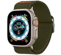 Spigen Lite Fit Bracelet Compatible avec avec Apple Watch Ultra 3/2/1 49mm, Series 11/10 46mm, Series 9/8/7 45mm, 44mm - Kaki
