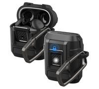 Spigen Lock Fit Coque Compatible avec Google Pixel Buds A Série 2 2025 - Noir Mat