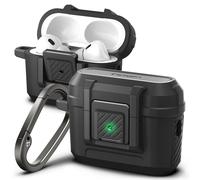 Spigen Lock Fit Coque Compatible avec AirPods Pro 2eme Génération (2023/2022) - Noir Mat