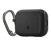 Spigen Mag Armor - Étui pour écouteurs sans fil - MagFit - compatibilité avec MagSafe - polycarbonate, polyuréthane thermoplastique souple (TPU) - noir mat - pour Apple AirPods Pro (2e génération) G