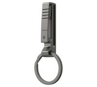 Spigen Metal Fit Porte-clés avec Décapsuleur et Clip pour Homme et Femme - Gunmetal