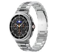 Spigen Modern Fit 316L Bracelet pour Galaxy Watch 9/8/8 Classic | Bracelet en acier inoxydable avec connecteurs intégrés et 2 maillons ajustables, 46/44/40mm (2026/2025) - Argent