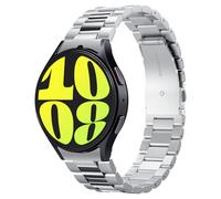 Spigen Modern Fit 316L Compatible avec Samsung Galaxy Watch 7 40mm, 6 44mm, 6 Classic 47/43mm - Argent