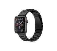 spigen modern fit band pour apple watch 4 / 5 / 6 / 7 / se 42 / 44 / 45 mm noir