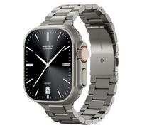 Spigen Modern Fit Titanium Bracelet Compatible avec Apple Watch Ultra 3/2/1 49mm, Series 11/10 46mm, Series 9/8/7 45mm, 44mm - Titanium Naturel