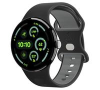 Spigen Nano Pop Bracelet Compatible avec Google Pixel Watch 4/3/2/1 41mm (2025/24/23/22) - Sésame Noir