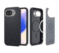 Spigen Nano Pop MagFit Coque Compatible avec Google Pixel 10a [Compatible avec MagSafe Accessoire] - Sésame Noir