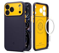 Spigen Nano Pop MagFit Coque pour iPhone 18 Pro/iPhone 17 Pro | Bleu Myrtille, Compatible avec MagSafe, Design bicolore, Vibrant Colors, Toucher Doux et Soyeux Technologie Air Cushion.