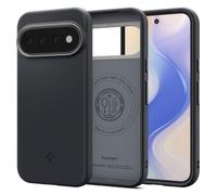 Spigen Nano Pop MagFit Coque pour Pixel 11 Pro - Sésame Noir | Design bicolore ton sur ton avec aimant MagSafe intégré, Protection Spigen Air Cushion