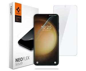 Spigen NeoFlex Solid Protection écran compatible avec Samsung Galaxy S23, 2 Pièces, Résistant aux Rayures, PET Film, Liquid Installation, Film Protection écran