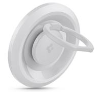 Spigen O-Mag Anneau MagSafe, 360° Rotation, Poignées Téléphone Magnétique | Compatible avec iPhone Duo 18 Pro Max 17 17e 16 15 14 13 12 Pixel 11 10 et Coque MagSafe/Pixelsnap pour Samsung - Blanc