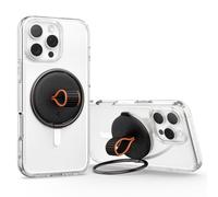 Spigen O-Mag Ring MagFit Anneau Téléphone Magnétique MagSafe [Support Stable] Compatible avec iPhone 16 15 14 13 et Coques MagSafe pour Samsung S25, iPhone 16e, Pixelsnap pour Pixel 10 Pro XL - Noir