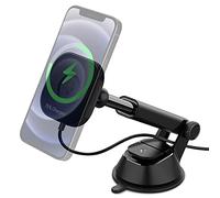 Spigen OneTap Pro MagFit Chargeur MagSafe Voiture, Support Téléphone Voiture Magnétique pour Tableau de Bord Compatible avec iPhone 17 17e 16 15 14 13 12 Pro Max Plus Air
