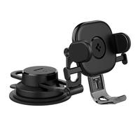 Spigen OneTap Support Universel pour Téléphone de Voiture, Support de Voiture Réglable pour Tableau de Bord et Pare-Brise, Support Stable Compatible avec iPhone, Samsung, Xiaomi, Pixel, etc