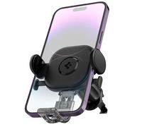 Spigen Universel OneTap Support Téléphone Voiture, 2023 Upgraded Clip, Porte Téléphone Voiture Rotatif à 360 pour Grille D'aération Compatible avec iPhone 17 16 15 Samsung S25 Pixel 10 9 Xiaomi etc