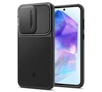 Coque pour Samsung Galaxy A55 5G - Spigen Optik Armor - Noir