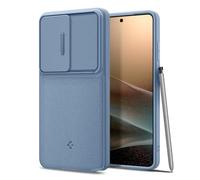 Spigen Optik Armor Coque Compatible avec Samsung Galaxy S26 Ultra - Bleu Clair
