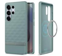 Spigen Parallax MagFit Coque Compatible avec Samsung Galaxy S25 Ultra - Vert Sauge