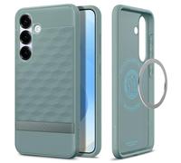 Spigen Parallax MagFit Coque Compatible avec Samsung Galaxy S25 - Vert Sauge