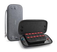 Spigen Pochette Klasden 2 Compatible avec Nintendo Switch 2 2025 Pochette de Rangement Fine pouvant contenir jusqu'à 12 Cartes de Jeu - Gris Charbon