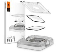 Spigen Proflex EZ FIT - Protecteur d'écran pour Apple Watch 8 / 7 45 mm (2 pièces) - Verre trempé - Blanc