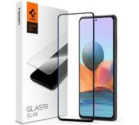Spigen - Protection d'écran pour téléphone portable - couverture complète - verre - couleur de cadre noir - pour Xiaomi Redmi Note 10 Pro Transparent G