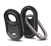 Spigen Rugged Armor Coque Compatible avec Samsung Galaxy SmartTag 2 [1 Pièce] - Noir Mat