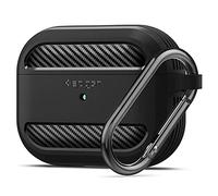 Spigen Rugged Armor Compatible avec Apple AirPods Pro Coque (2019) - Noir Matte