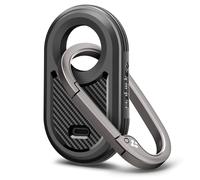 Spigen Rugged Armor Conu pour Samsung Galaxy SmartTag 2 Case Porte-cls Smart Tag 2 Case [1 Pack] (2023) - Noir mat