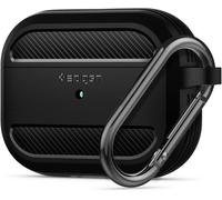 Spigen Rugged Armor Coque Compatible avec Apple AirPods Pro Étui Protecteur AirPods Pro Case (2019) - Noir Matte