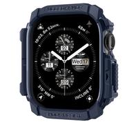 Spigen Rugged Armor Coque Compatible avec Apple Watch Serie 10 42mm (2024) - Bleu Marine