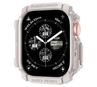 Spigen Rugged Armor Coque Compatible avec Apple Watch Series 11/10 46mm (2025/2024) - Beige Dune