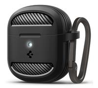 Spigen Rugged Armor Coque Compatible avec Google Pixel Buds A Série 2 2025 - Noir Mat