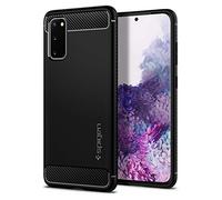Spigen Rugged Armor Coque Compatible avec Samsung Galaxy S20 - Noir
