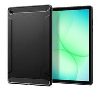 Spigen Rugged Armor Coque Compatible avec Samsung Galaxy Tab A11 Plus (2025) Coque au Design Robuste Résistante aux Rayures - Noir