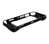 Spigen Rugged Armor - Coque de protection pour console de jeux - robuste - polycarbonate, polyuréthanne thermoplastique (TPU) - noir mat, transparent (arrière) - pour Nintendo Switch OLED G