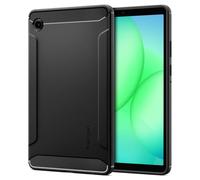 Spigen Coque Rugged Armor - Compatible Galaxy Tab A11 (2025) - Résistante aux rayures - Noir
