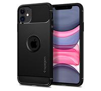 Spigen Rugged Armor Coque pour iPhone 11 - Noir Mat