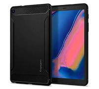 Spigen Rugged Armor Coque pour Samsung Galaxy Tab A 8.0 avec étui S Pen (2019) SM-P200/P205 Noir Mat