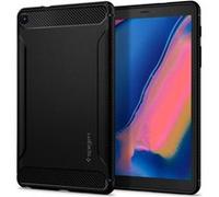Spigen Rugged Armor Coque pour Samsung Galaxy Tab A 8.0 avec étui S Pen (2019) SM-P200/P205 Noir Mat